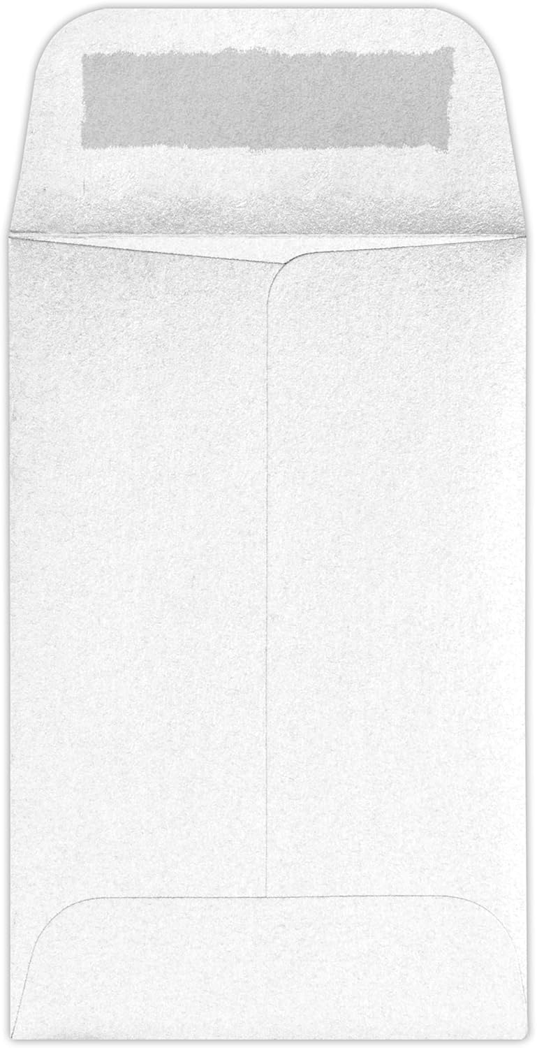 LUXPaper #1 Coin Envelopes | 2 1/4" x 3 1/2" | Crystal Metallic | 80lb. Text | 1,000 Qty