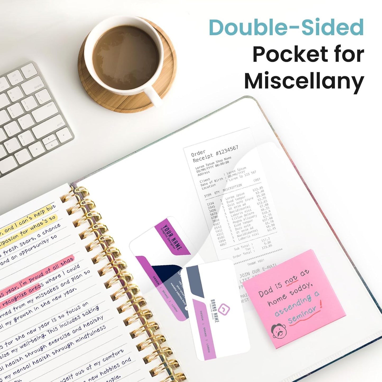 Lined Spiral Notebook Journal for Work, 300 Pages Thick B5 (7.1"x10") College Ruled Journal for Women & Writing, Hardcover Notebook for Note Taking, Perfect for Office Home School Supplies, Sunset