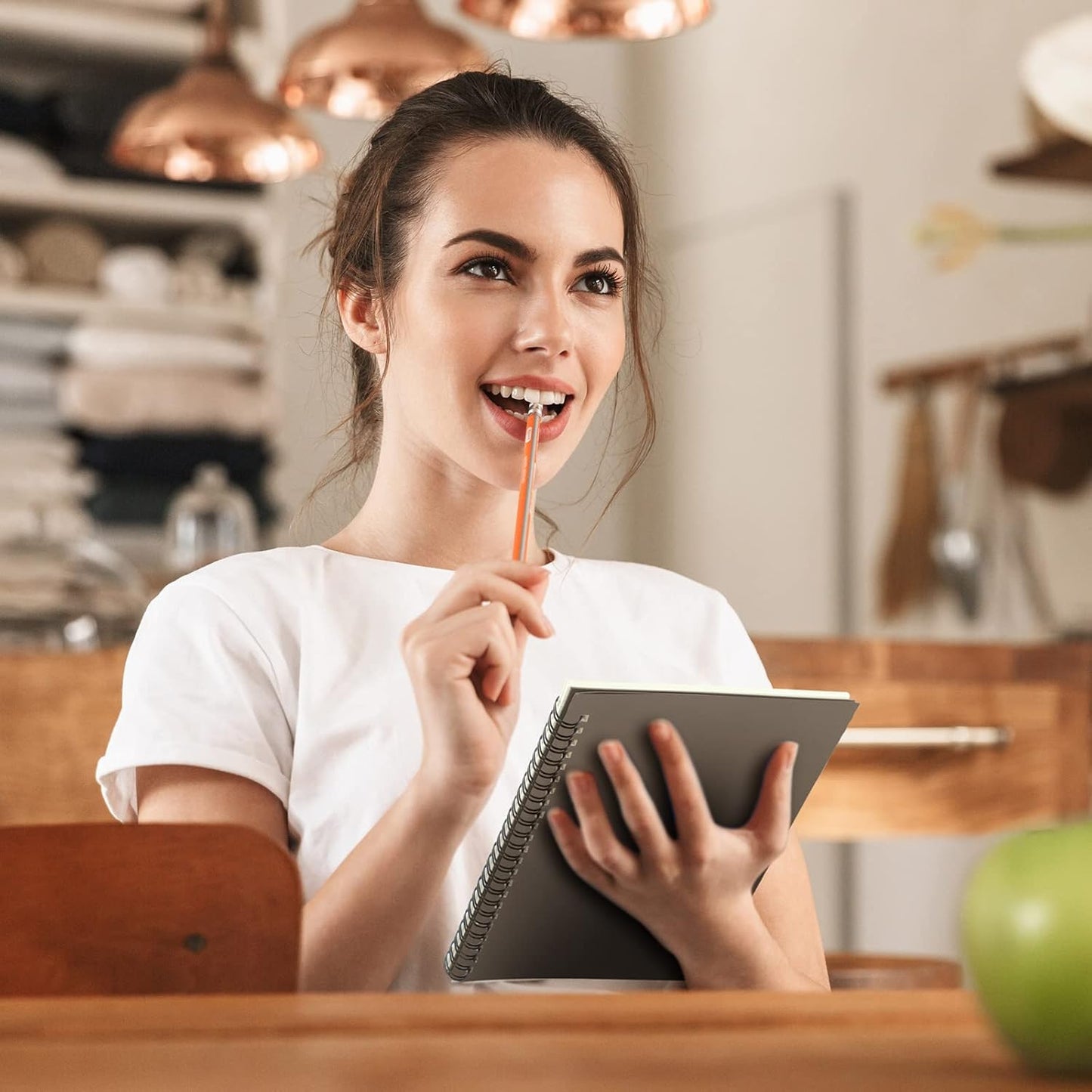 Yahenda Spiral Notebook Bulk A5 Journal Lined 8.3'' x 5.5'' Writing Composition Paper Small Notepad Subject Notebook for Students Office Business Back to School Supplies(Dark Gray,54 Pcs)