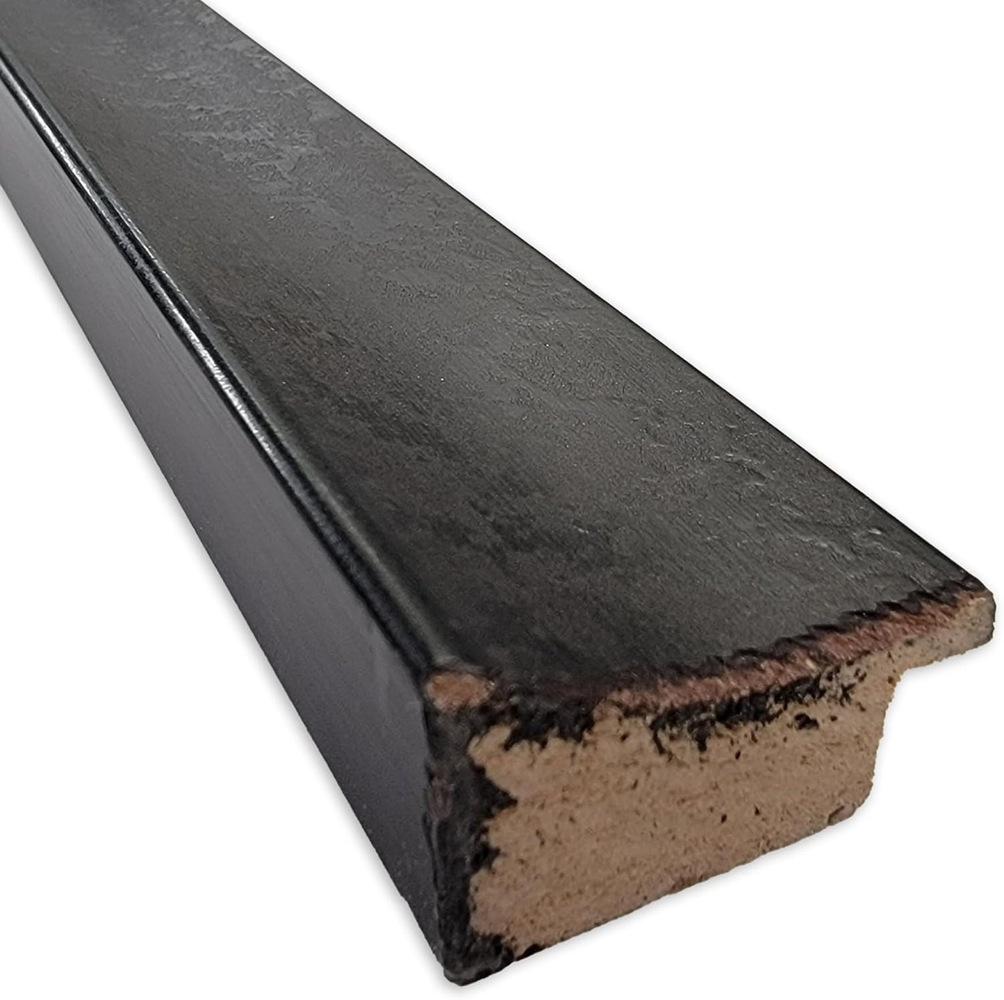 Amanti Art Black Cork Board for Wall, 15x33 Vision Board with Black Wood Frame, Medium Corkboard Office Decor for Home Organization, Modern Corkboard Pinboard to Display Items for Home Organization