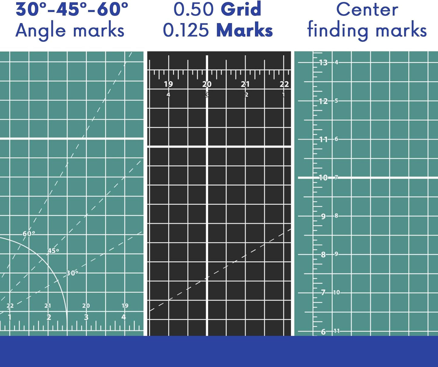 PK00012 Model GBM4060 Series 40" x 60" Professional Cutting Mat; Double-Sided Green/Black; Self-Healing; For Graphic Arts, Hobbies, Sewing, Scrapbooking, and other Cutting Projects