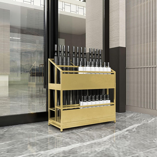 Umbrella stand indoor entryway,umbrella base stand,Umbrella Stand Racks Commercial Metal Umbrella Holder,School Office Hotel Corridor Entrance Umbrella Organizer,umbrella holder for entryway(Gold,68*3