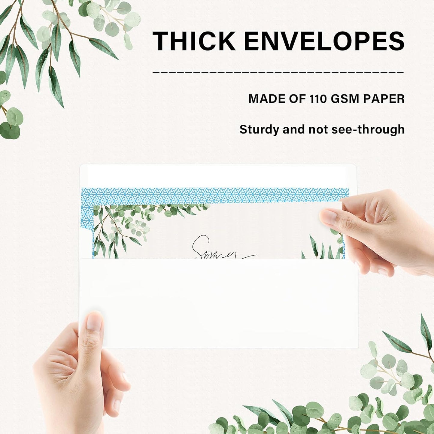 100 Pack #10 Business Envelopes, Self Seal Standard White Envelopes for Secure Business & Legal Mailing, Office, Checks, Letter, Invoices, 4 1/8 x 9 1/2 Inches