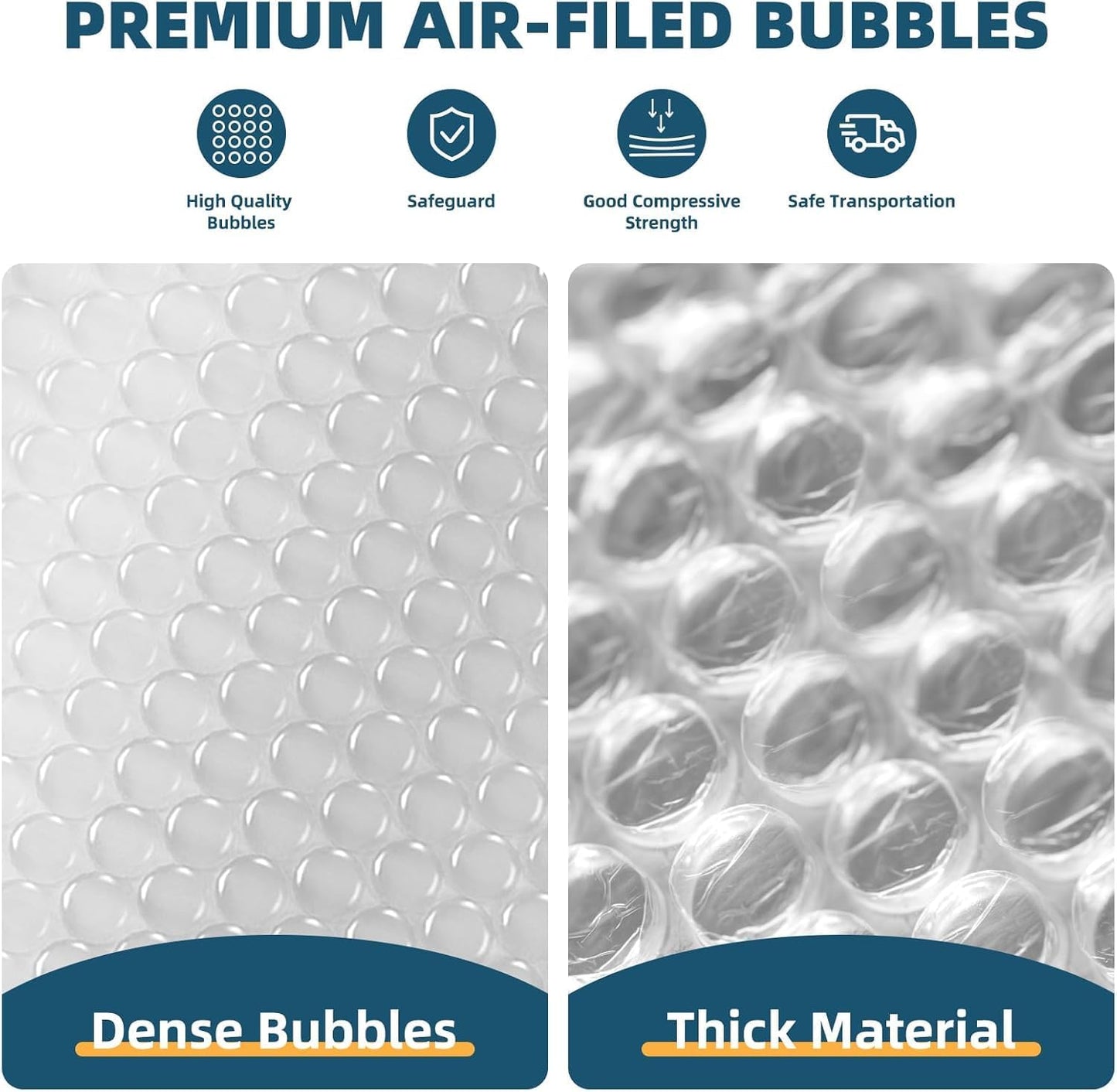 Metronic Bubble Cushioning Wrap 9 Pack 16 Inch x 324 FT, Dense Bubble Packing Air Wrap Clear Bubble Packing Roll for Shipping and Moving Supplies, Perforated Every 12"