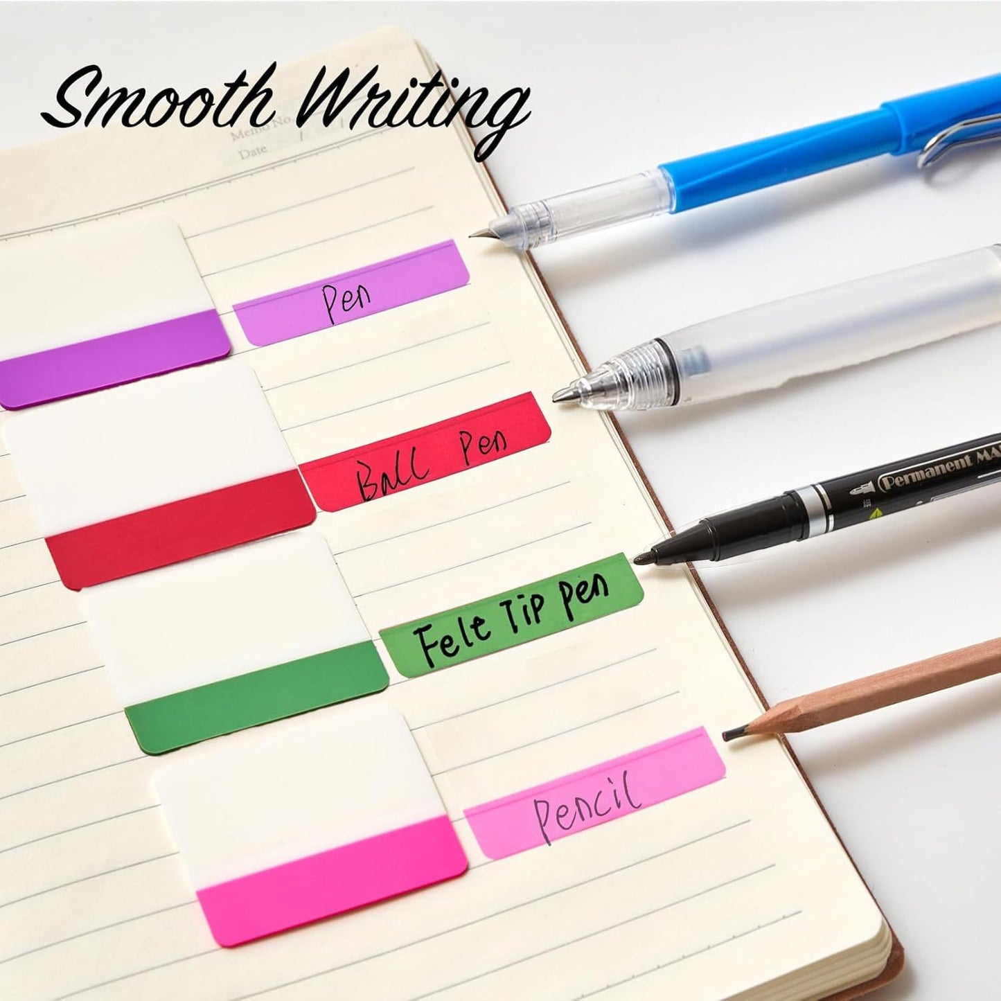 Sticky Tabs – Book tabs, Page Labels for Books, Files & Binders – Strong Adhesive & Repositionable Index Markers for Notebooks& Journals（500 Pieces 2 Inch 21 Sets 10 Colors）