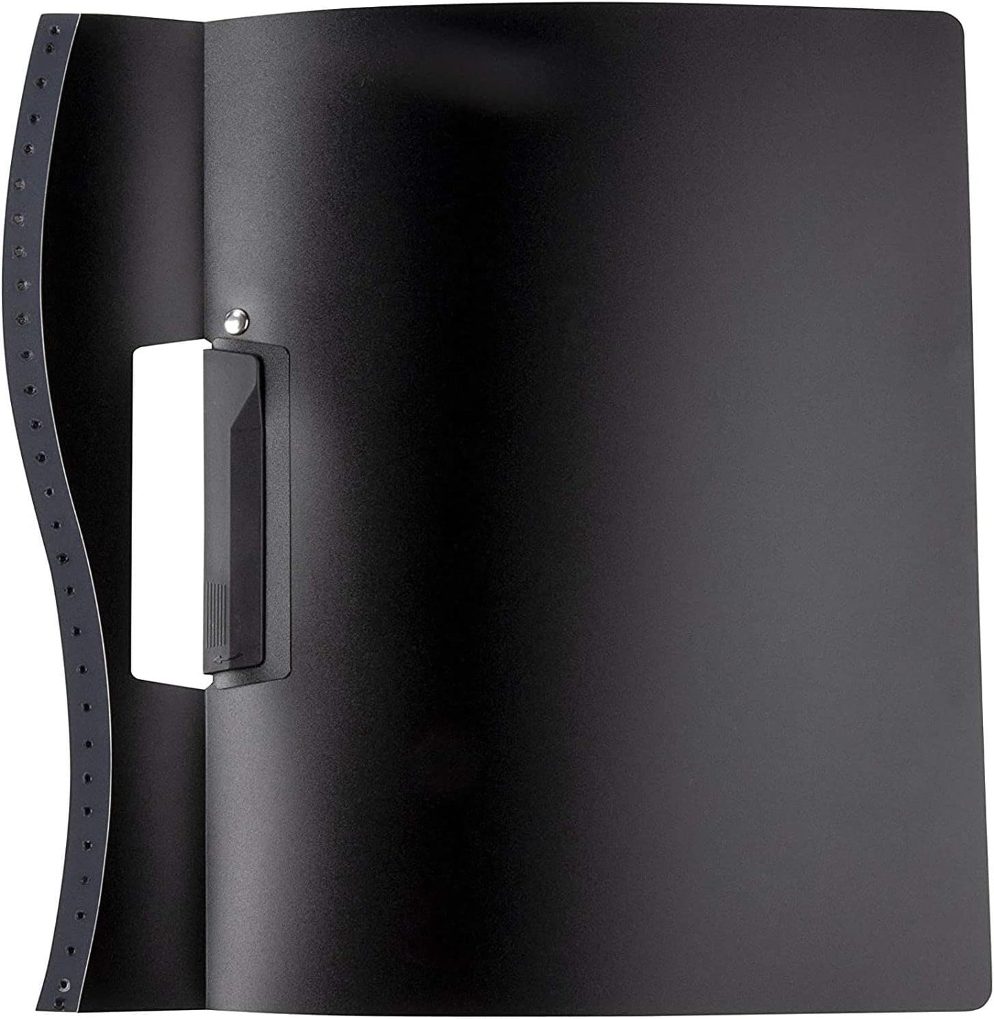 Juvale Resume Portfolio Folder - 10 Pack, Black, 9 x 11 in - Clear Report Covers with Sliding Bar & Swing Clip - Presentation Folders & Document Binder