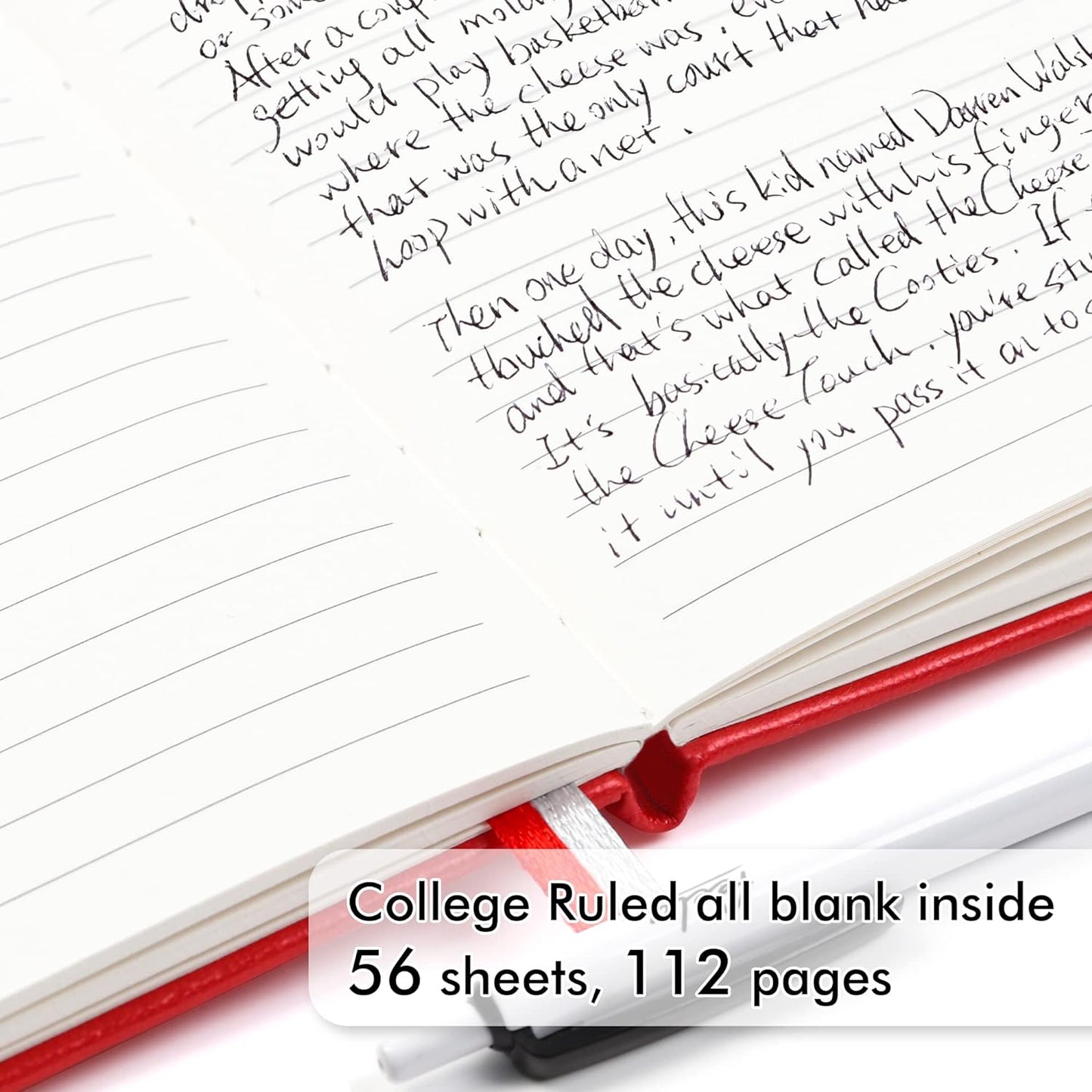 feela 15 Pack Pocket Small Notebooks Bulk, Mini Cute Notepads Hardcover College Ruled Lined Journals with Pen Holder for School Business Memos, with 15 Black Pens, 3.5”x 5.5”, A6, Red