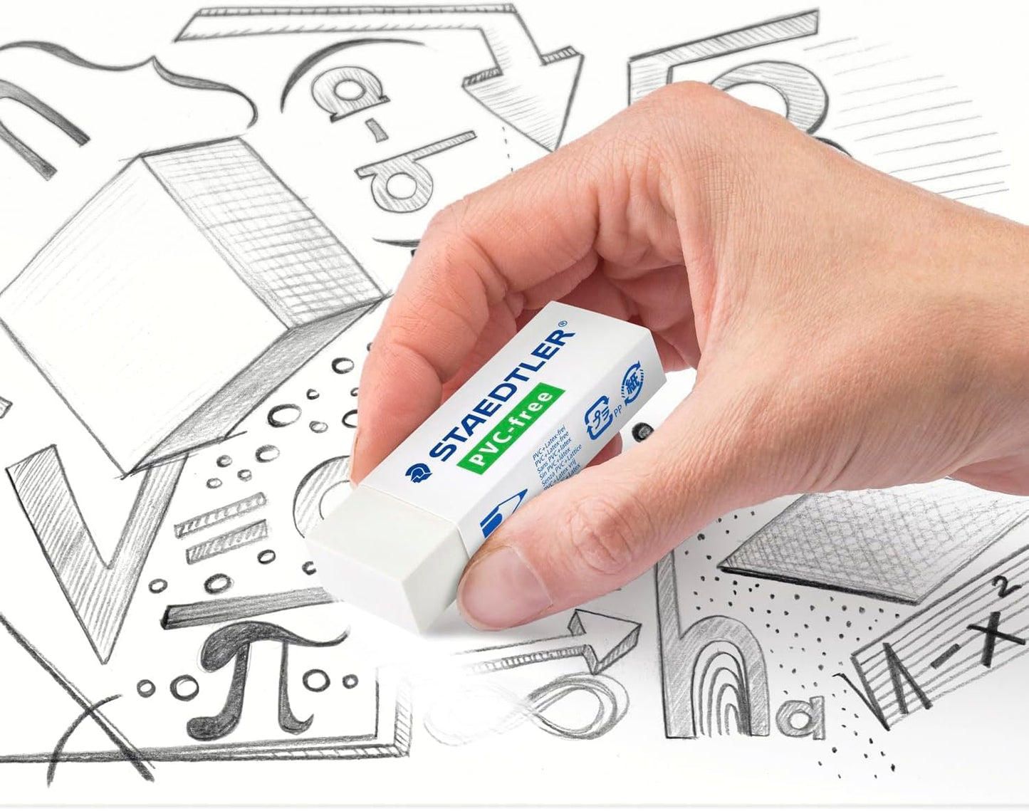 STAEDTLER Norica #2 HB Pencils Class Pack with Erasers, 500-Count School Supplies Set, Break-Resistant Lead, Pre-Sharpened Bulk Pack, PVC-Free Erasers