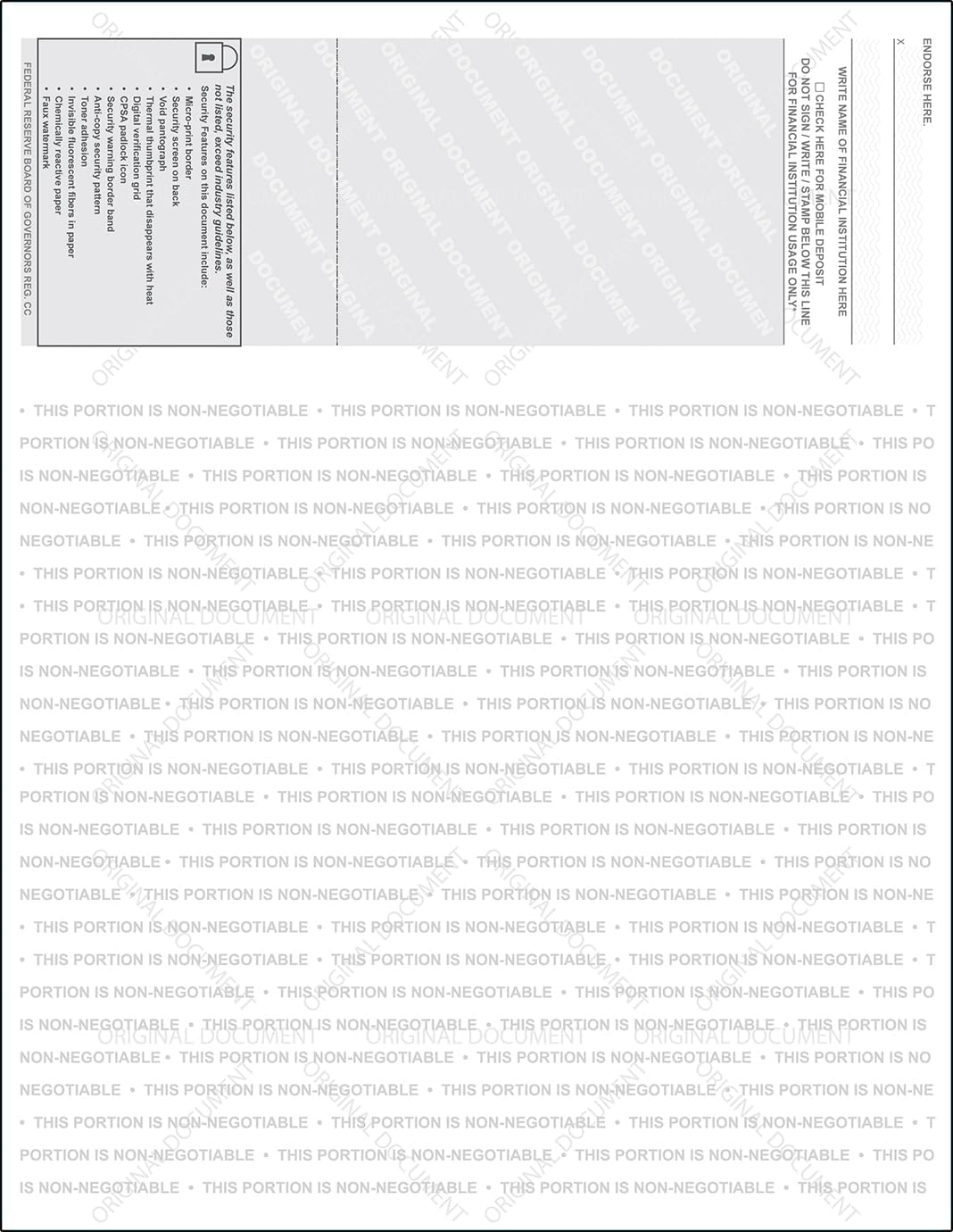 Tan High Security Checks on Top Compatible w/QB accounting software - Custom Computer Checks on Top (1000)