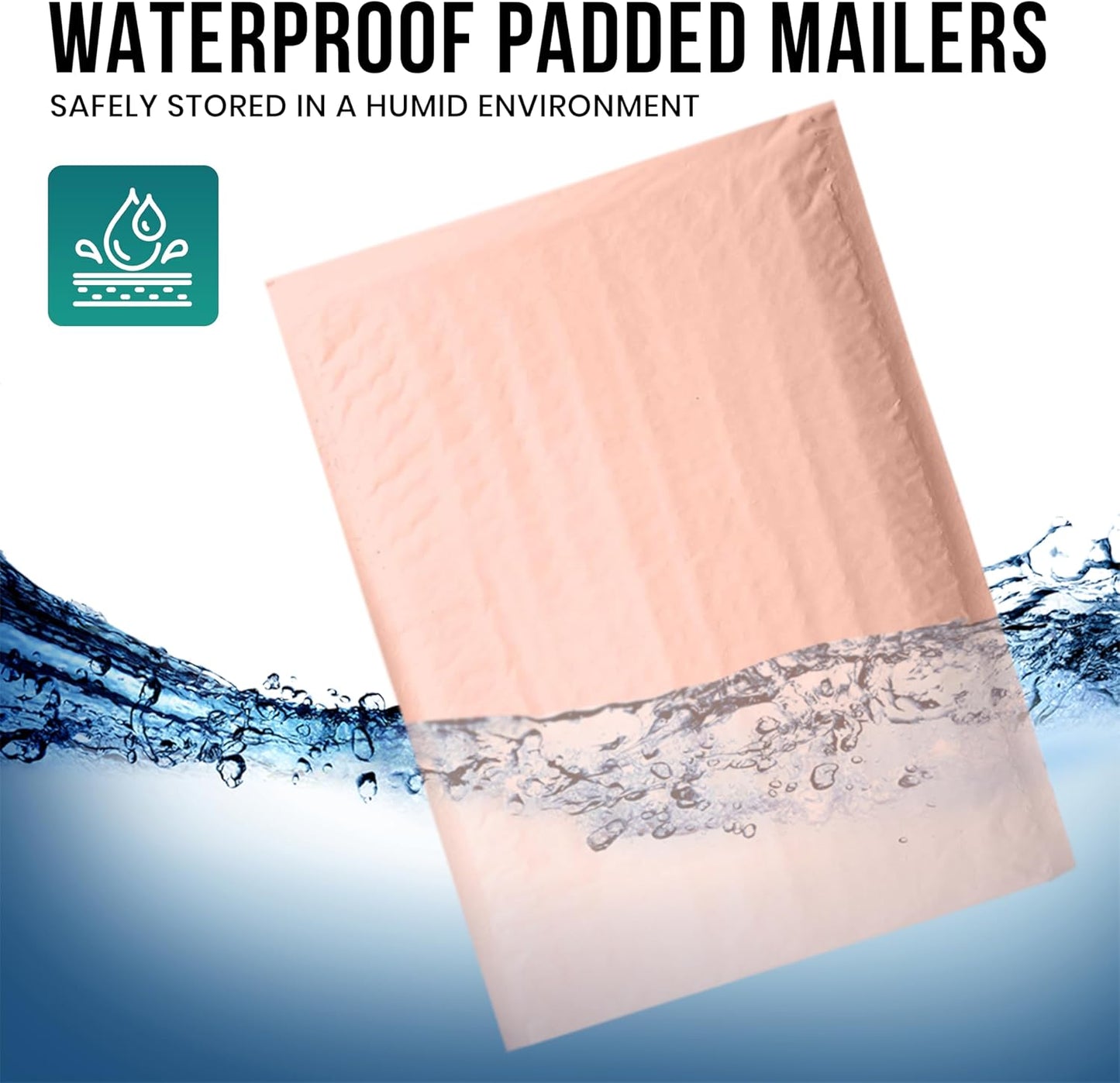 Levex - #0 6" x 10" [10 Pack] Light Pink Poly Bubble Mailers, Padded Envelope Mailers, Packing Envelope & Mailing Bags for Shipping