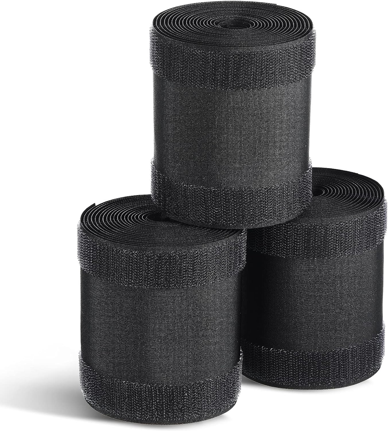 WILLBOND Carpet Cord Cover Cable Grip Floor Cover Cable Protector Management Only for Commercial Office Carpet(Black,29.53 ft)