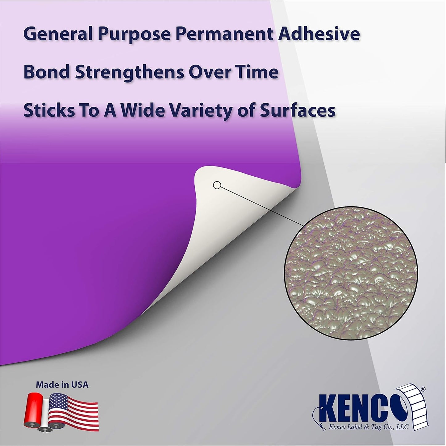 4" X 6" Direct Thermal Perforated Stickers Labels for Shipping Labels, Inventory, and Color Coding - Compatible with Zebra, Rollo, Godex and More (Purple, 6 Rolls)