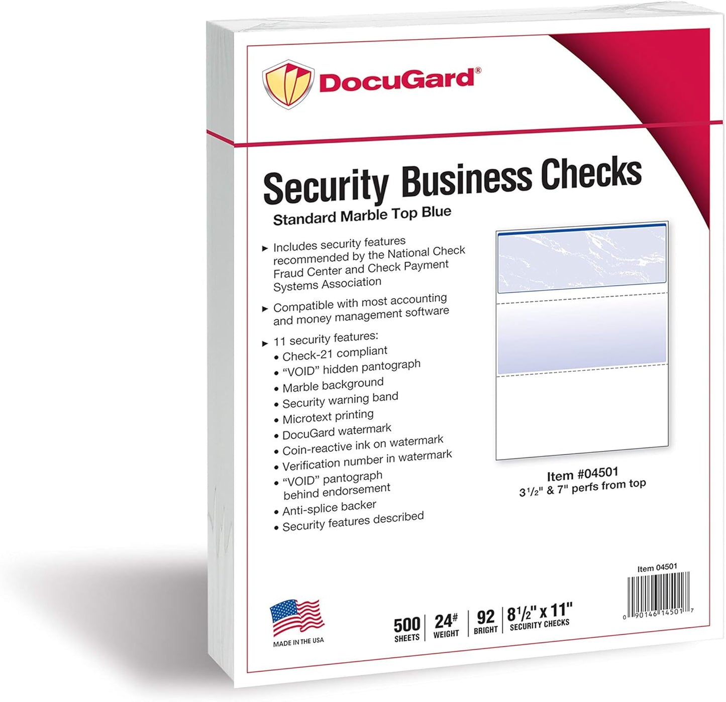 DocuGard Marbled Financial Paper (04501)