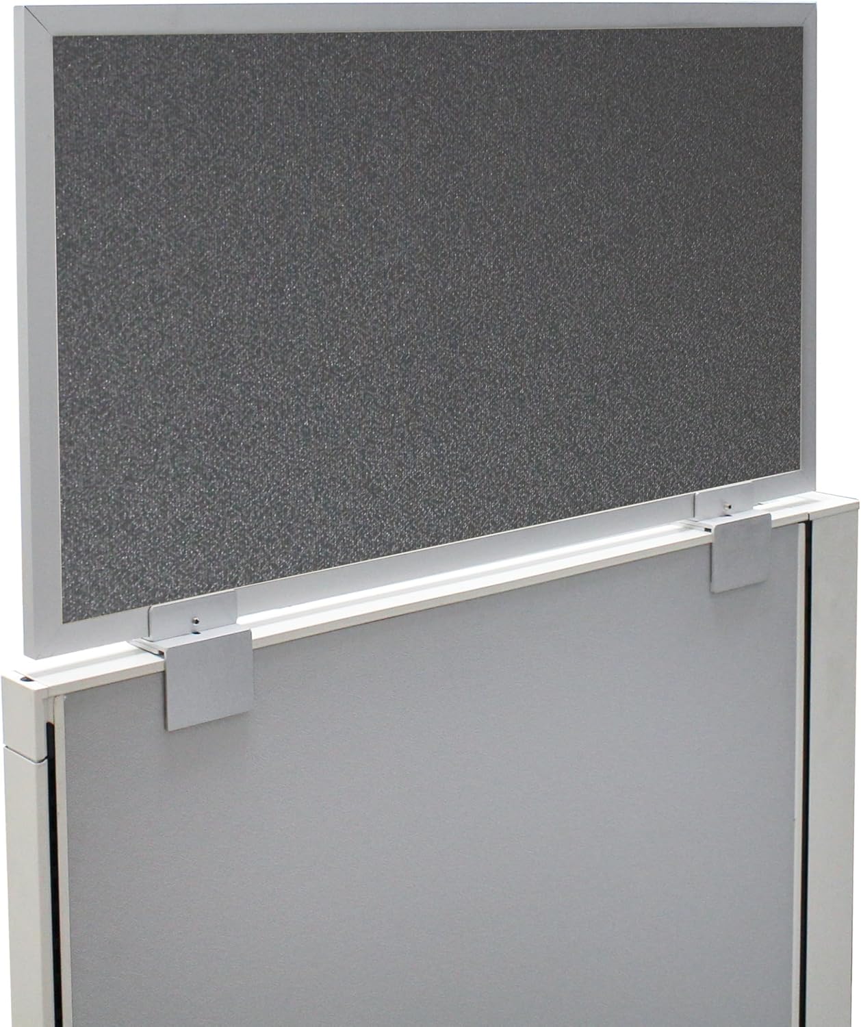 OBEX Acoustical Cubicle Privacy Screen Extender Desk Panel & Office Divider, Add Separation & Block Noise, 12" x 30", Graphite