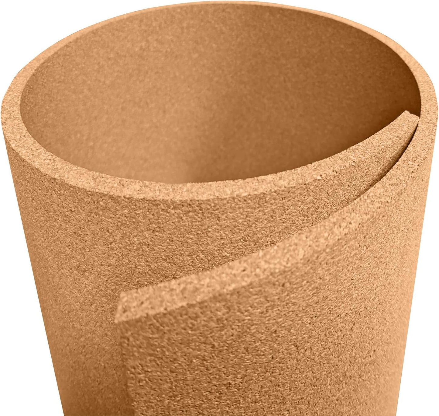 Manton Cork Premium Cork Roll - 4' x 14' x 3/8", 100% Natural Facing Grade Material for Bulletin Boards, Decorative Photo and Message Push Pin Displays - Perfect for Home, School, and Office