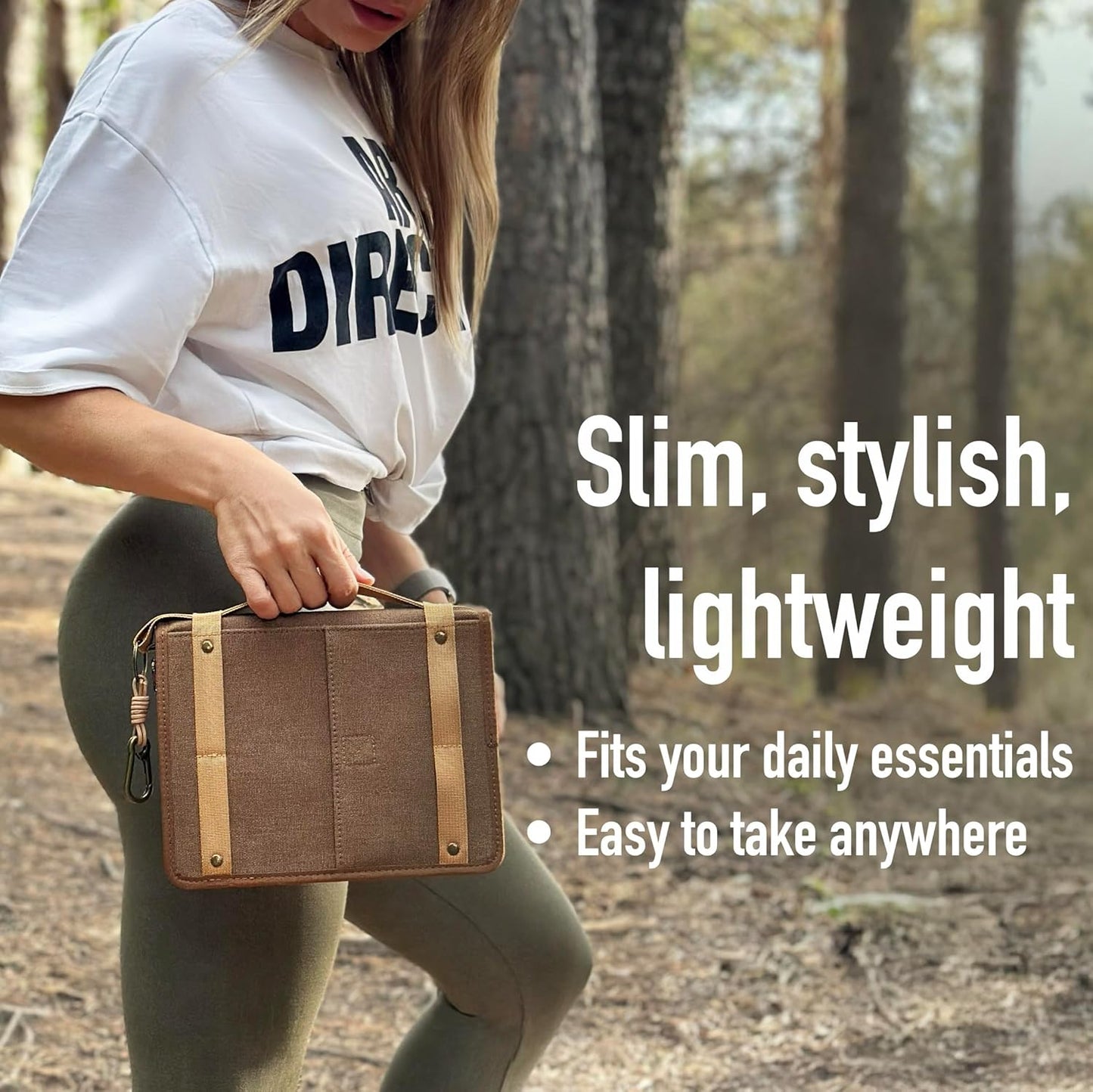 Le Vent A5 Field Notebook Organizer – 3-Layer Waxed Canvas Refillable Travelers Journal, Planner (200 Pages, 5x8) – Fits Moleskine, LEUCHTTURM1917, Hobonichi, Midori & Field Notes – Travel & Office Ready