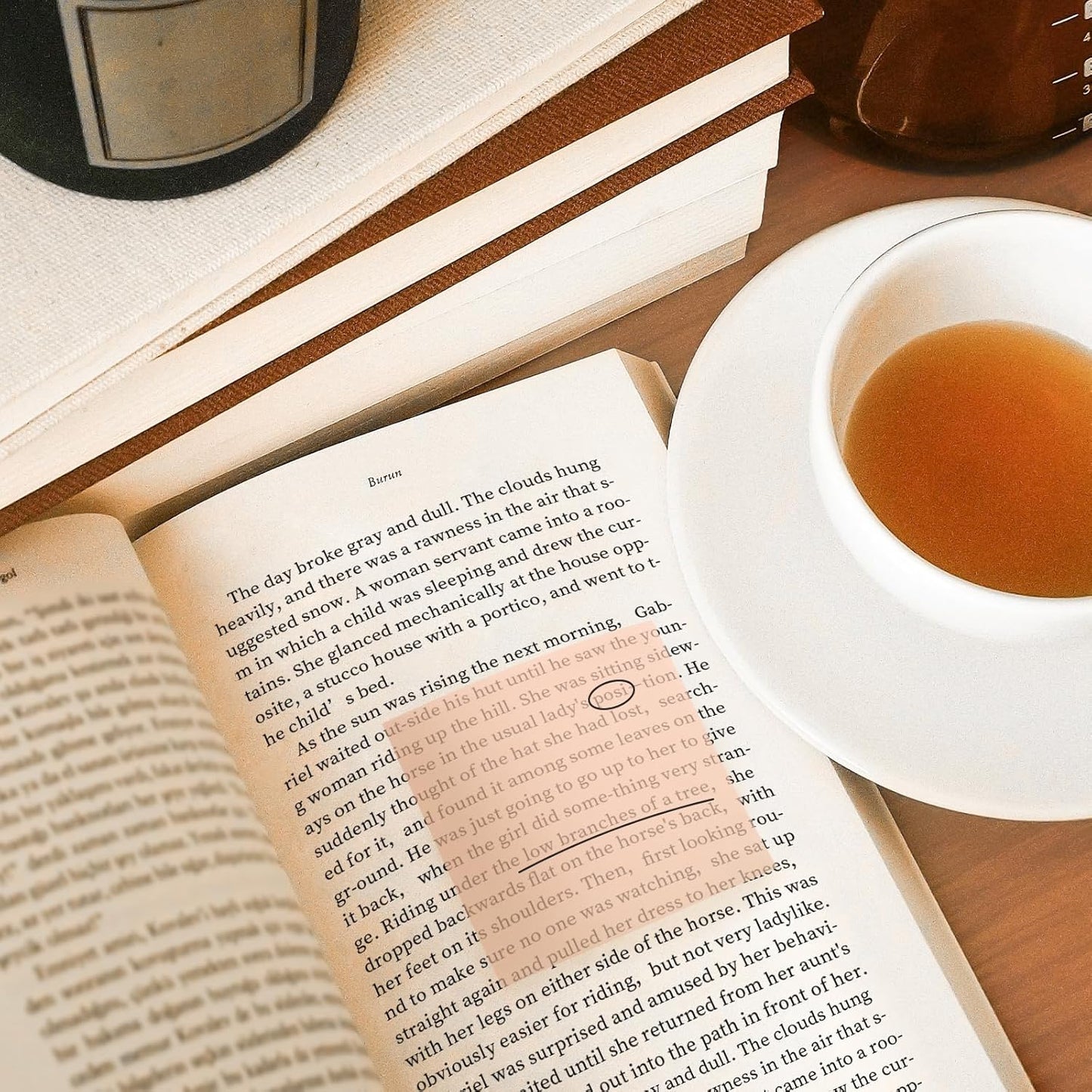 Transparent Sticky Notes, 3x3 inch, 6 Color Pastel Clear Sticky Notes, Waterproof Translucent Self-Stick Note Pads, See Through Sticky Notes for Books Annotation(300 Sheets)