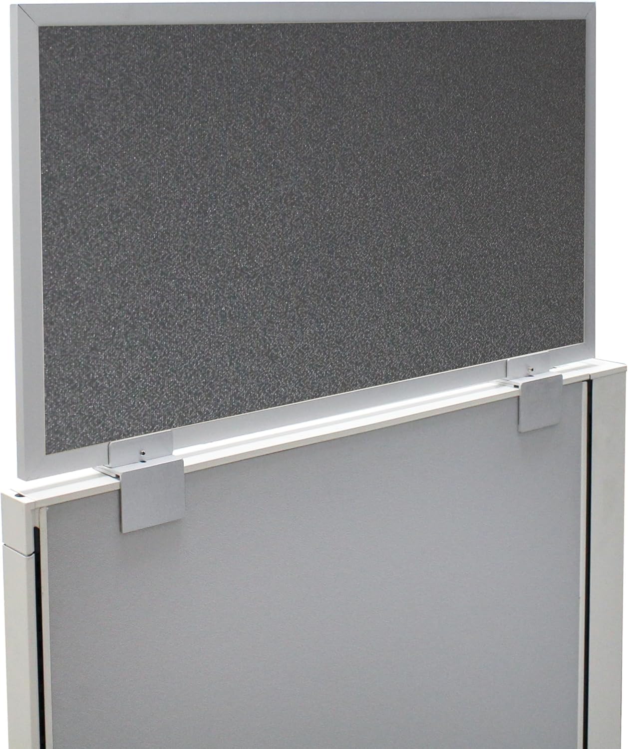 OBEX Acoustical Cubicle Privacy Screen Extender Desk Panel & Office Divider, Add Separation & Block Noise, 24" x 30", Graphite