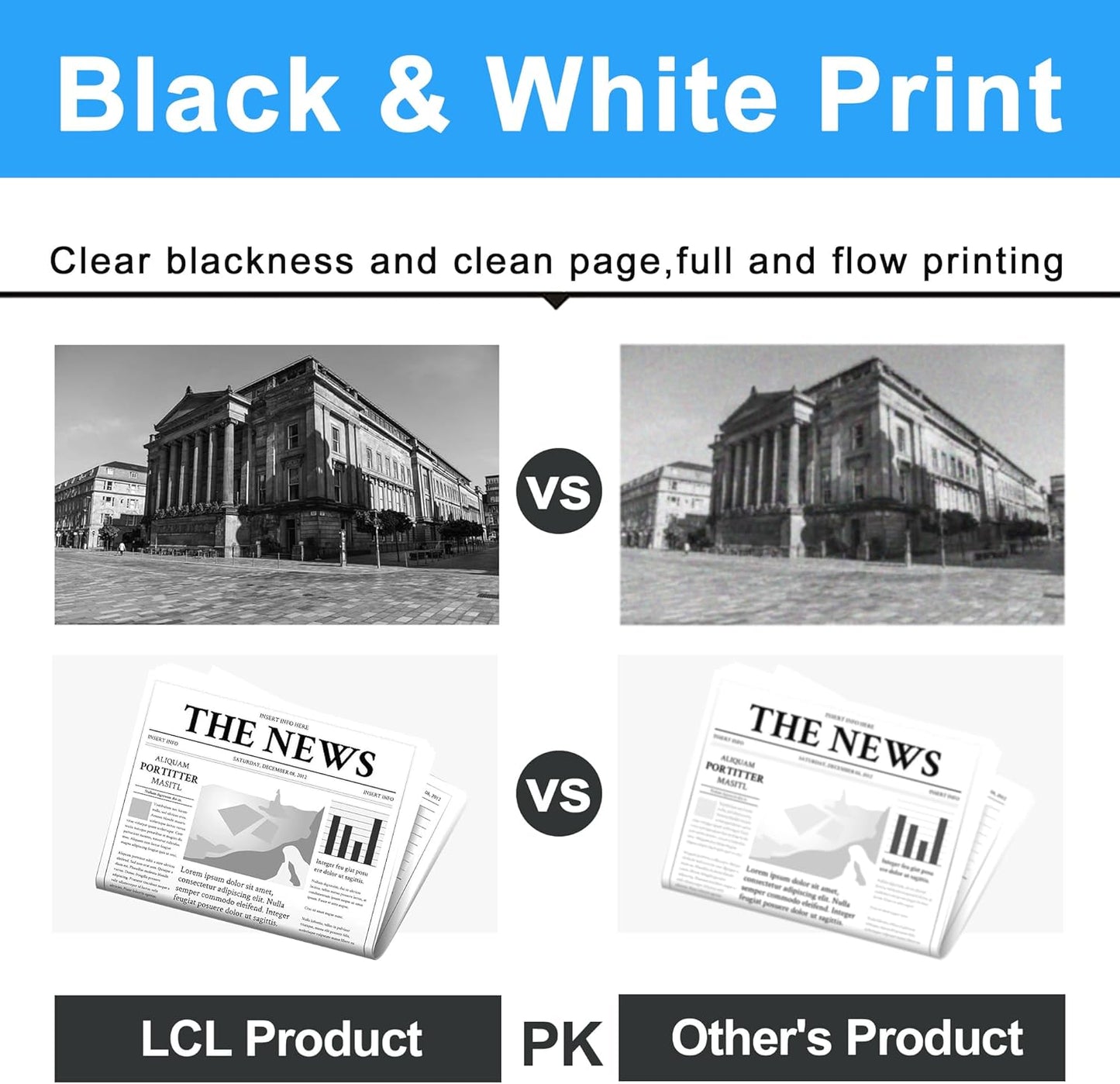 LCL Remanufactured Toner Cartridge Replacement for HP 645A C9730A 5500 5500n 5500dn 5500dtn 5500hdn 5550 5550n 5550dn 5550dtn 5550hdn (1-Pack Black)