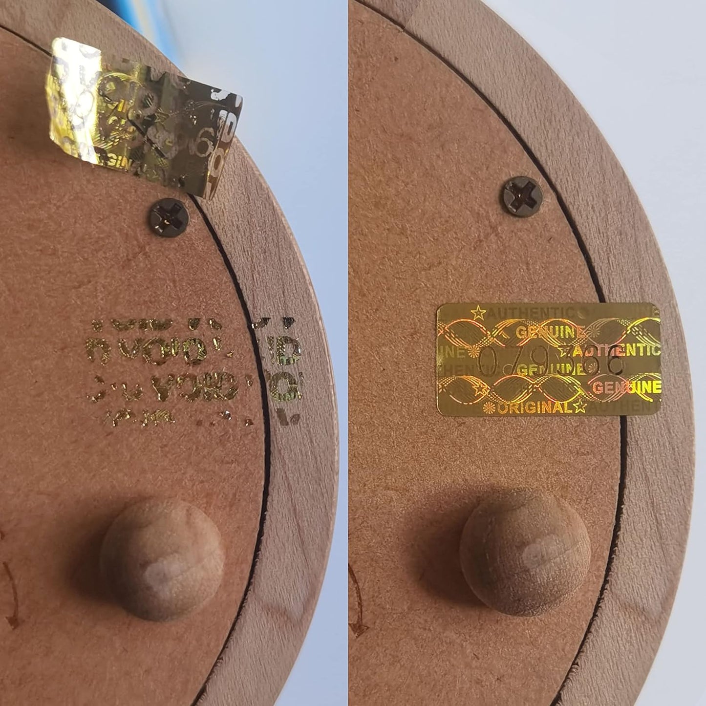 Tamper Proof Stickers Hologram Labels/Sticker High Security Tamper Evident Seal Warranty Void w/Unique Sequential Serial Numbering Original Genuine Authentic Rectangle (0.8x0.4 inch Gold 180pcs)