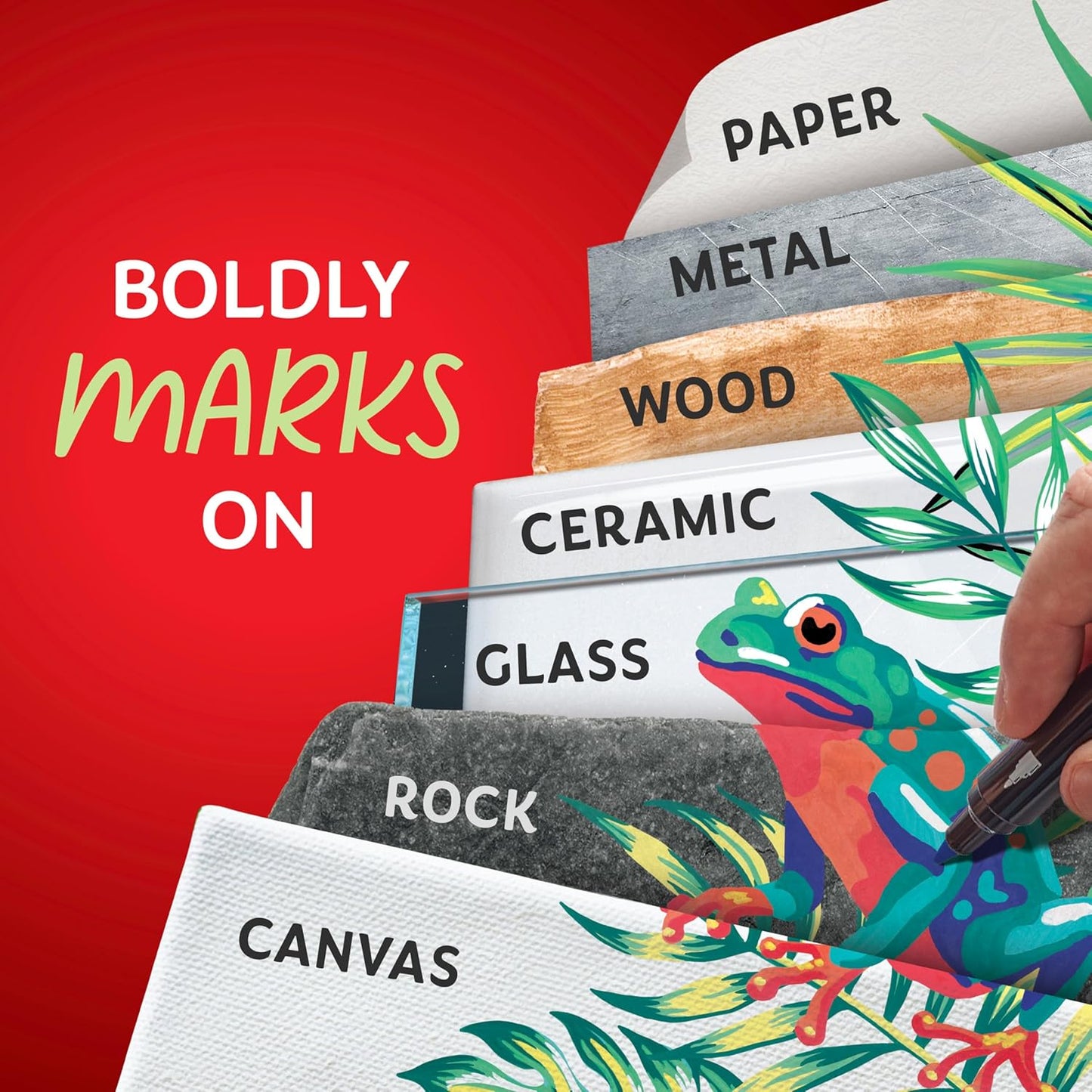 Sharpie Creative Markers Variety Pack, Water-Based Acrylic Paint Markers, Assorted Tips and Colors, 36 Count