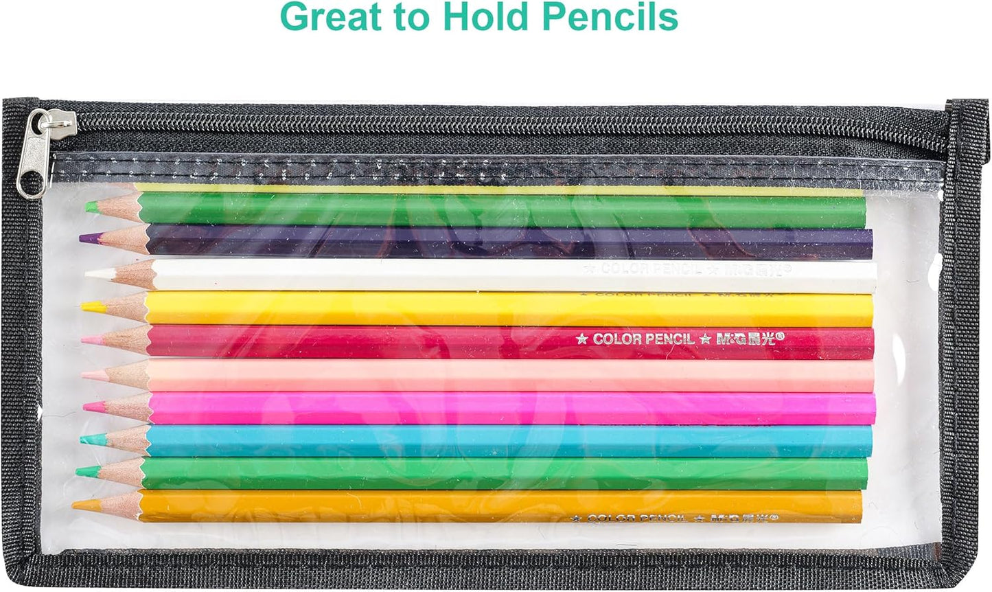 3.9 x 7.8 Clear Cash Register Money Pouch Bank Deposit Bag Check Wallet 40 Pack Zipper Closure