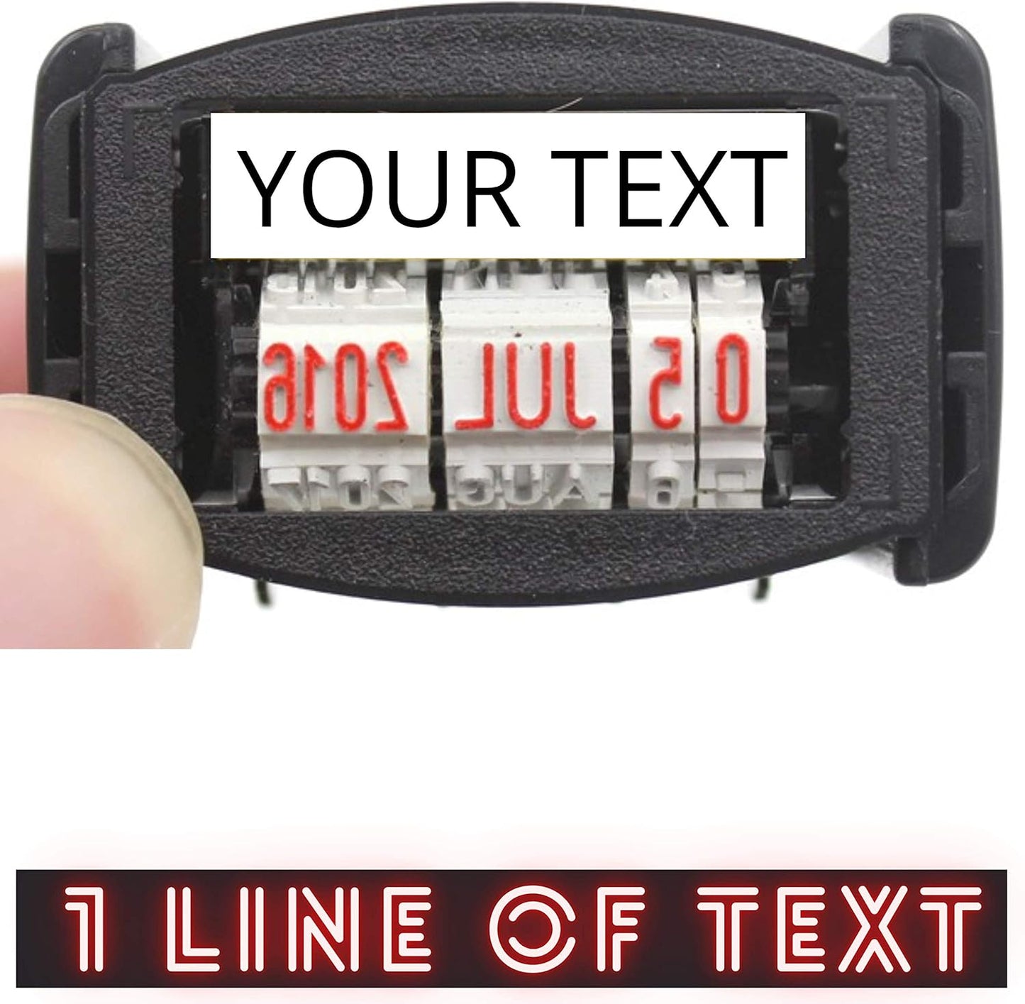 2025 Custom Date Stamp Received Paid Completed Emailed Posted Scanned Approved Date Stamp Self Inking Personalize with 1 Line Custom Text - Self Inking Business Stamper