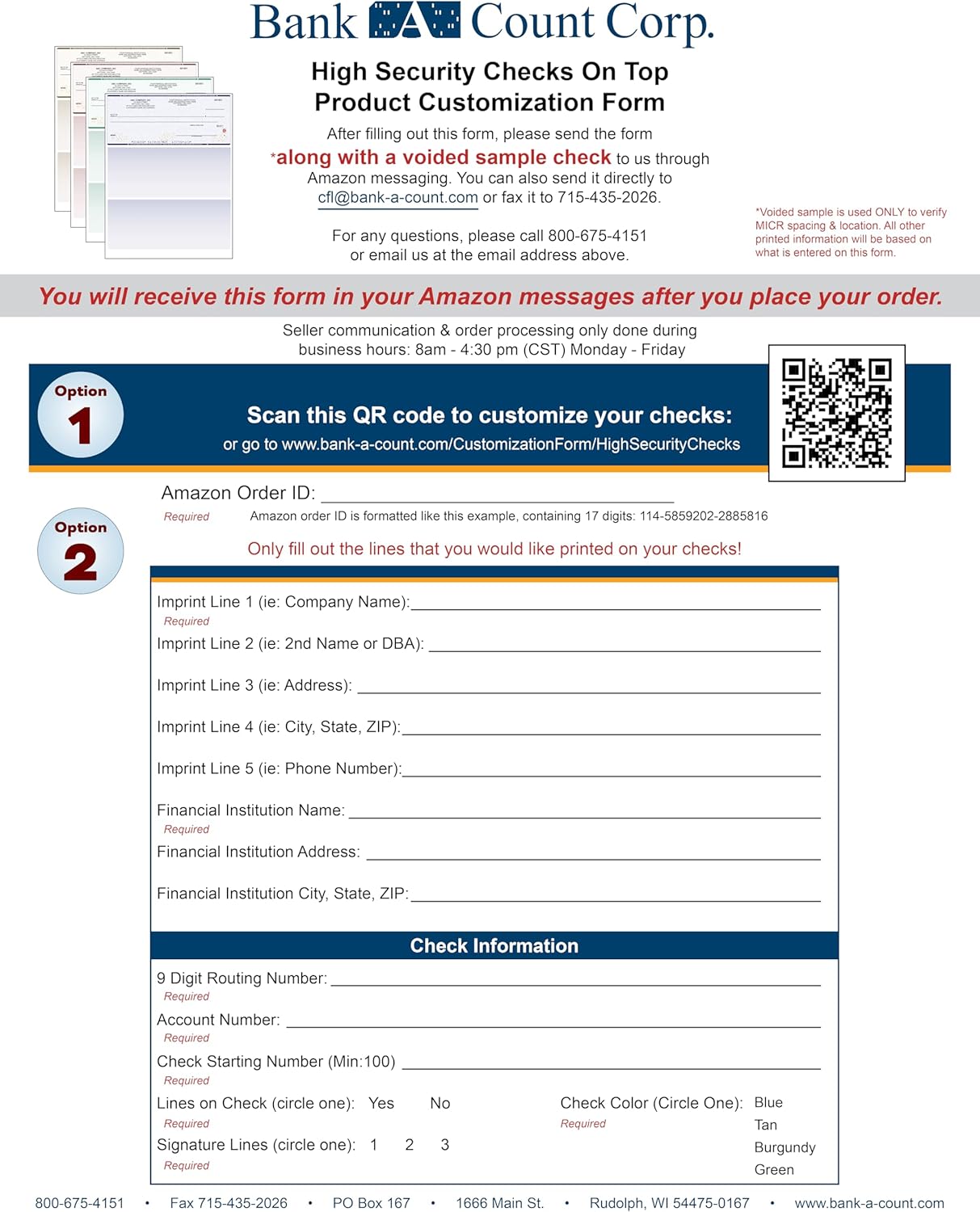 Tan High Security Checks on Top Compatible w/QB accounting software - Custom Computer Checks on Top (5000)