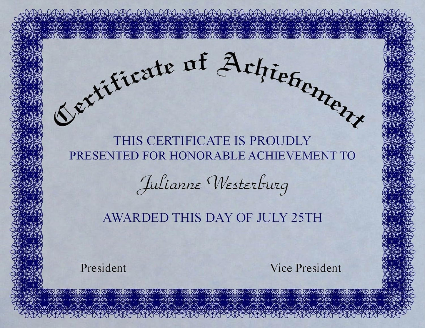 50 Blue Parchment 65lb Cover Weight Paper 9" X 12" (9X12 Inches) Frame and Sketch Pad Size - Printable Old Parchment Semblance