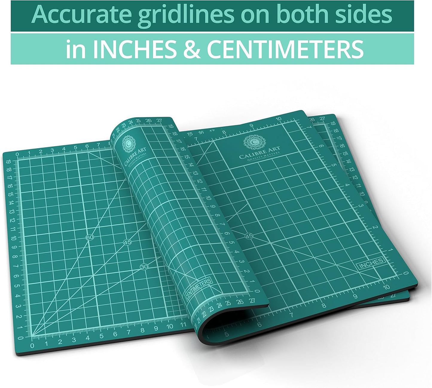 Self Healing Rotary Cutting Mat, Full 18x24, Best for Quilting Sewing | Warp-Proof & Odorless (Not From China)