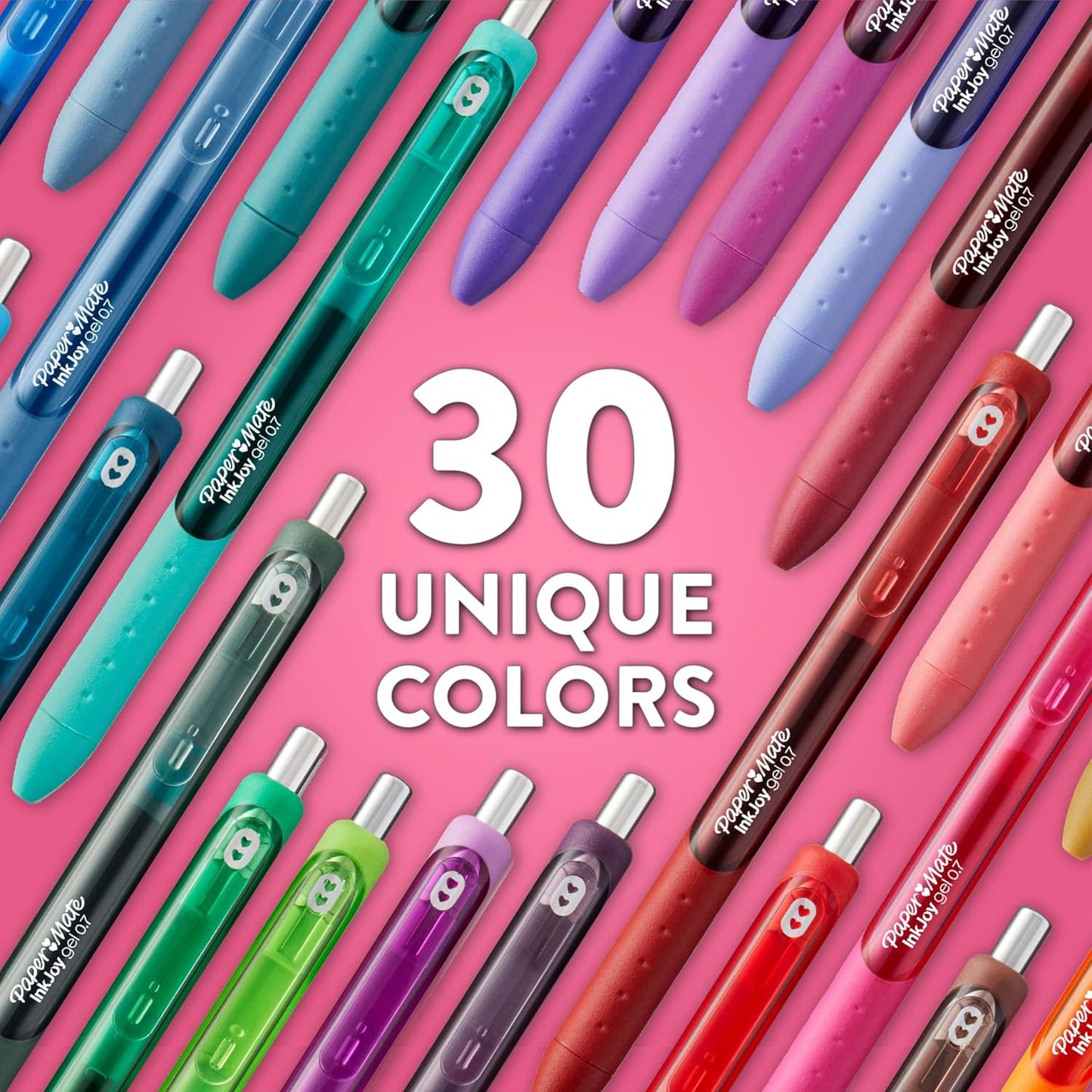 Paper Mate InkJoy Pens Gel Pens Medium Point (0.7 mm) Assorted 36 Count